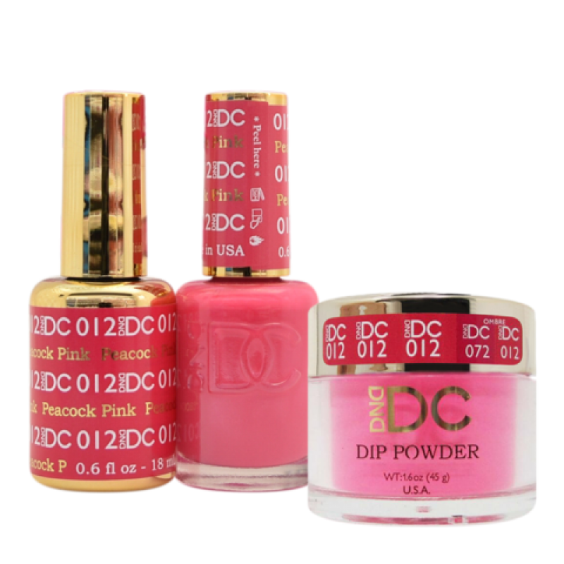 DC 3in1 Dipping Powder + Gel Polish + Nail Lacquer, DC012